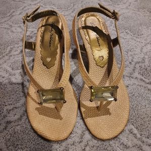 Vintage Beverly Feldman revival natural raff-citrine